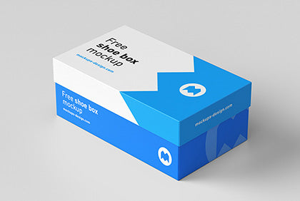 Free Shoe Box Mockup – Creativebooster