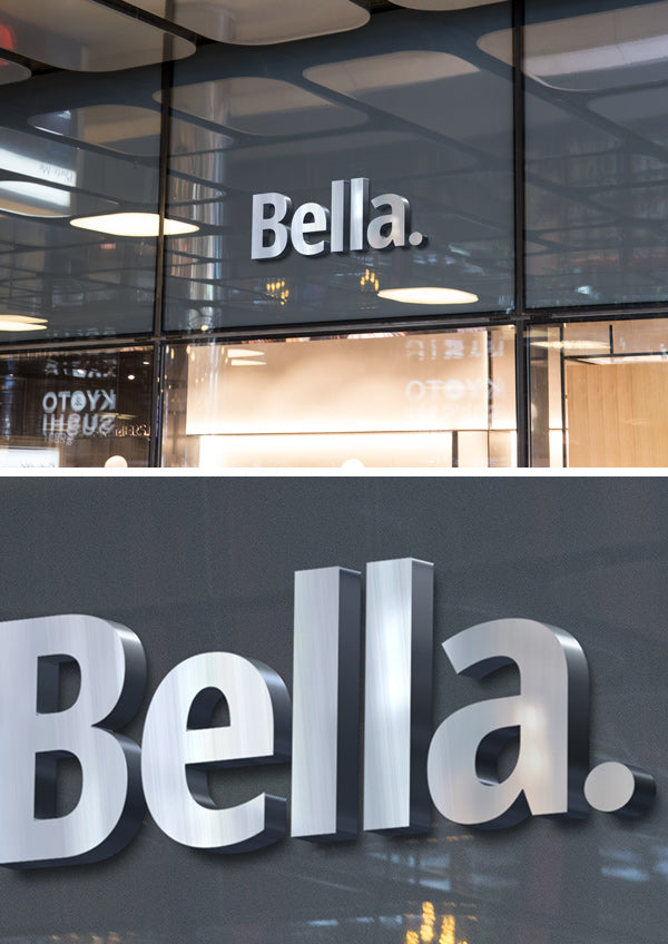 Free Shop Facade Logo Mockup #2