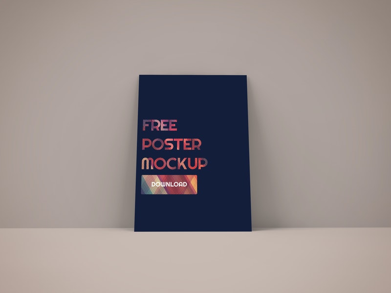 Free Simple Artwork Frame Mockup
