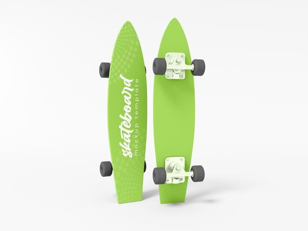 Free Skateboard Vinyl Wrap Sticker Mockup Psd