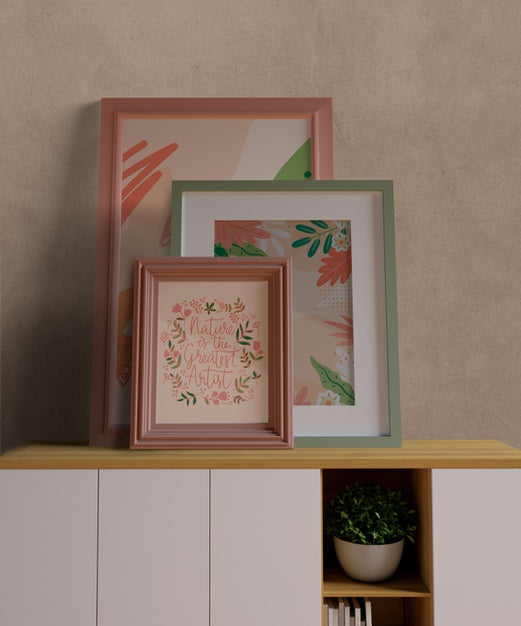 Free Small Minimalist Frames Mock-Up Psd