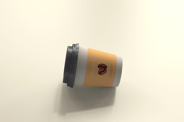 Free Small Size Paper Coffee Cup Mockup Psd