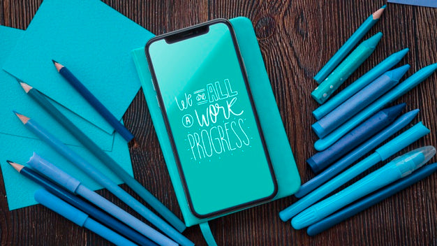 Free Smartphone And Tools For Art Work Psd