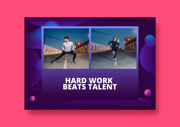 Free Social Media Post Mockup With Fitness Concept Psd