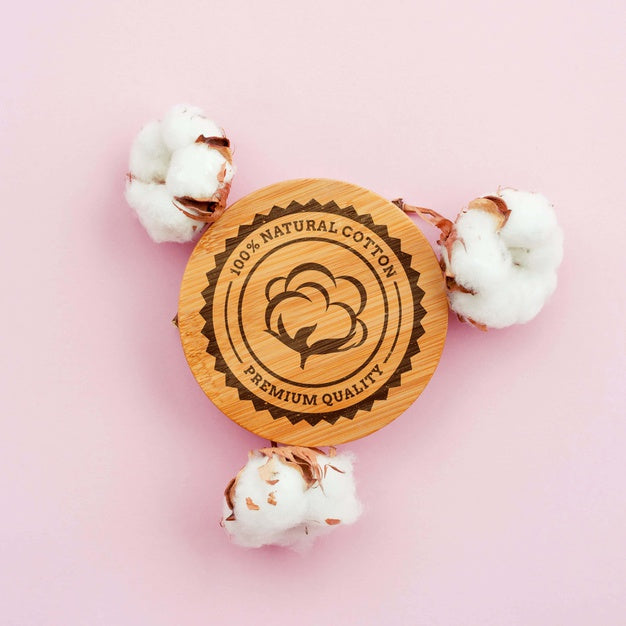 Free Spa Concept With Natural Cotton Flowers Psd