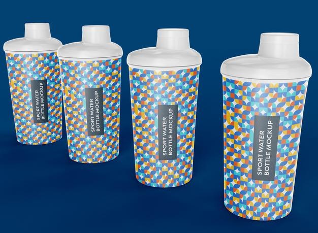 Free Sport Bottle Mockup (PSD)