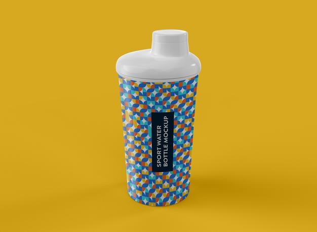 Free Sport Water Bottle Mockup Psd