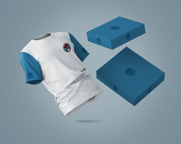 Free Sports Shirt Mockup With Brand Logo Psd