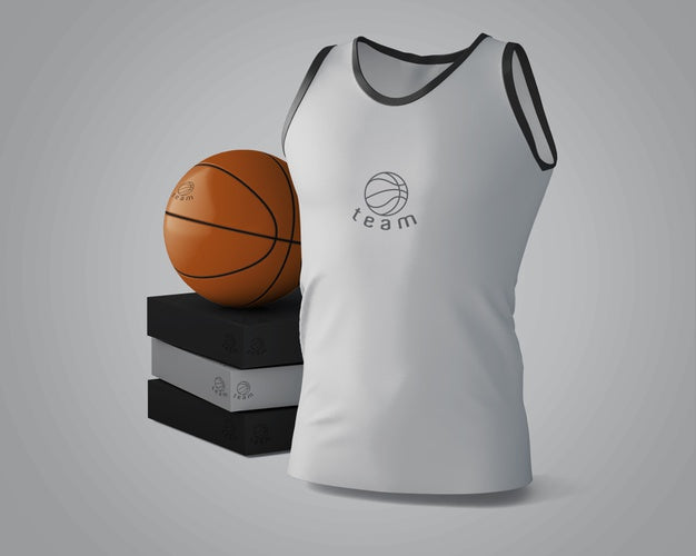 Free Sports Shirt Mockup With Brand Logo Psd