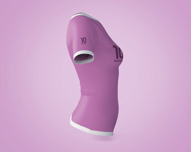 Free Sports Shirt Mockup With Brand Logo Psd