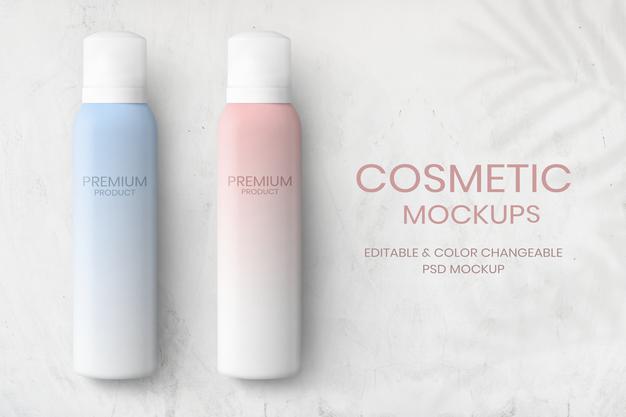 Free Spray Bottles Mockups For Branding And Packaging Psd
