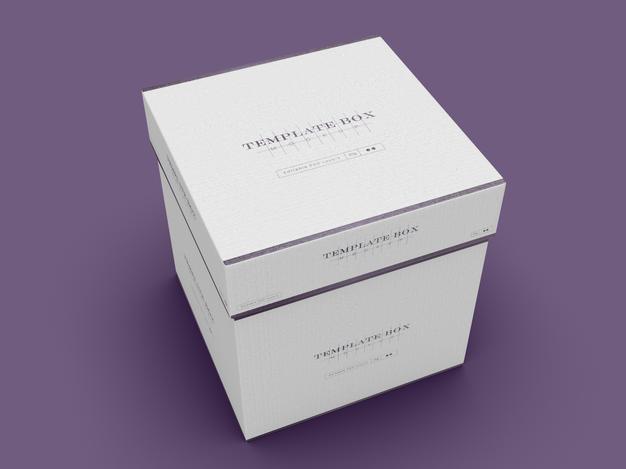 Free Square Box Packaging Mockup Psd – Creativebooster