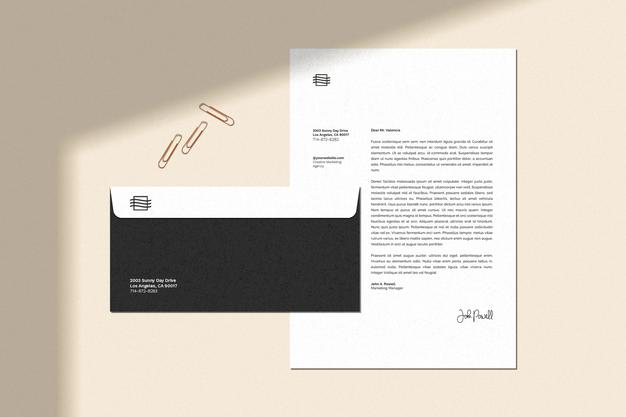 Free Stationary Set Mockup Psd
