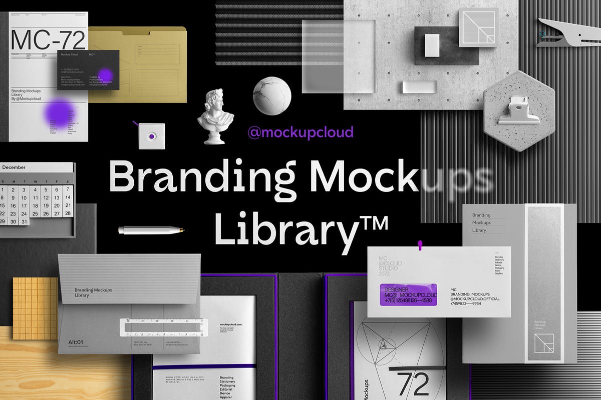 Free Stationery Branding Mockup