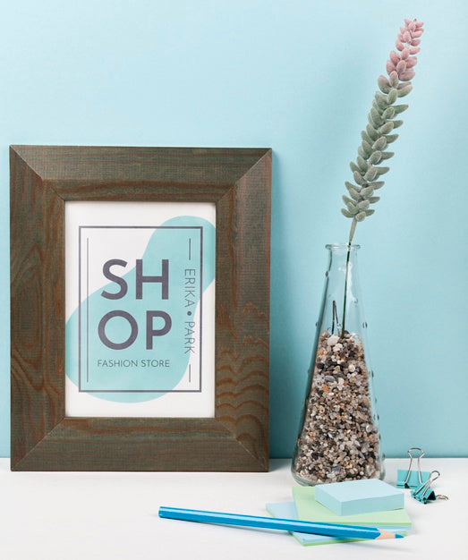 Free Stationery Minimal Concept Mock-Up Psd