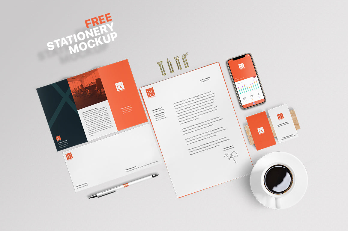 Free Stationery Mockup
