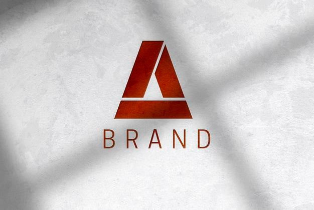 Free Steel Corten Over Concrete Texture Mockup Psd