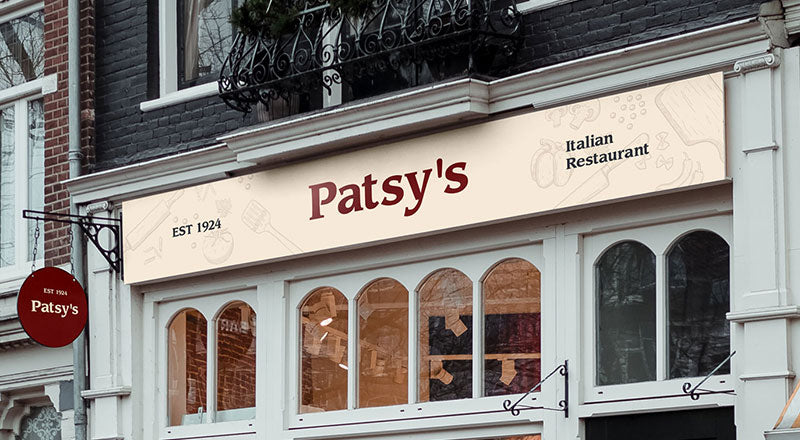 Free Storefront Board & Signage Logo Mockup Psd