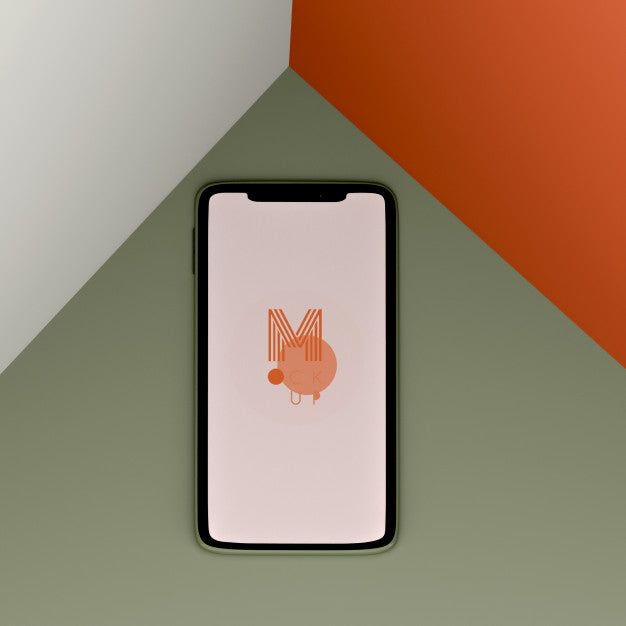 Free Three Colors Phone Mockup Psd