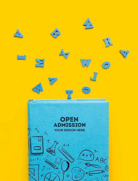 Free Top View Assortment Of School Supplies Psd