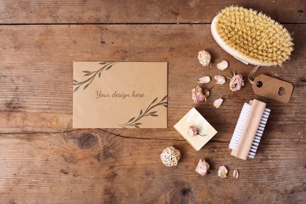 Free Top View Spa Mockup Psd