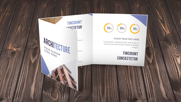 Free Trifold Business Brochure Mockup Psd
