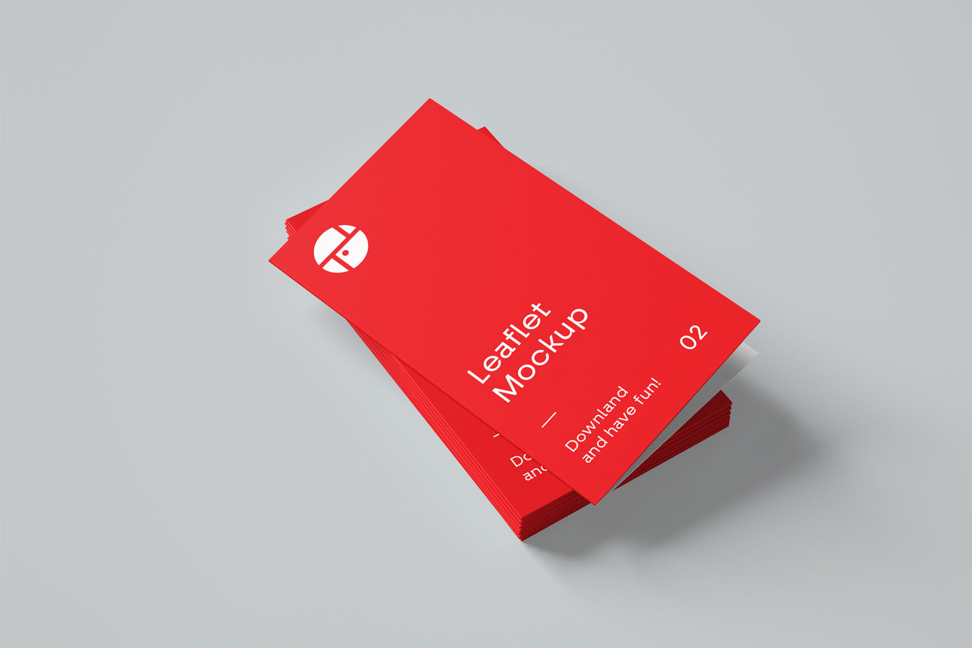 Free Two Fold Brochure Mockup