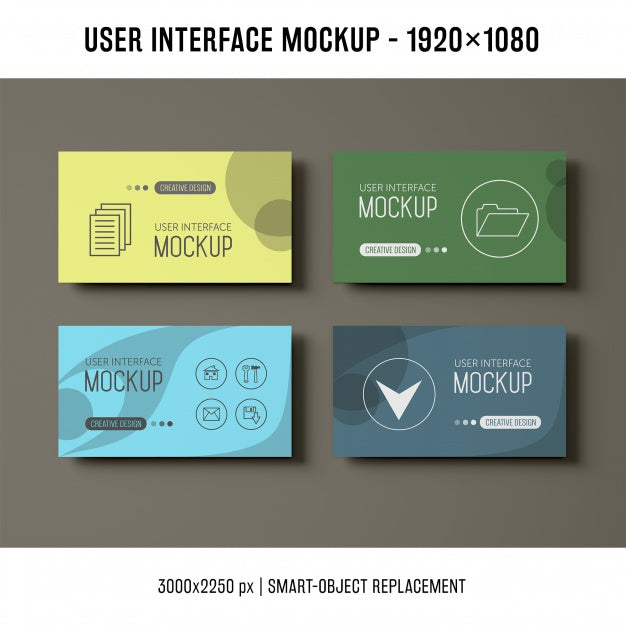 Free User Interface Mockup Psd