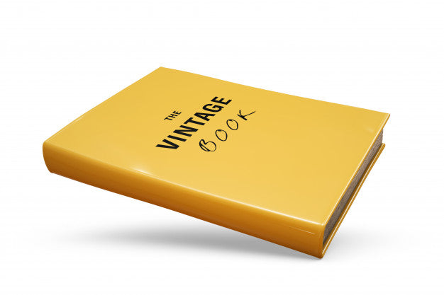 Free Vintage Book Mock-Up Psd