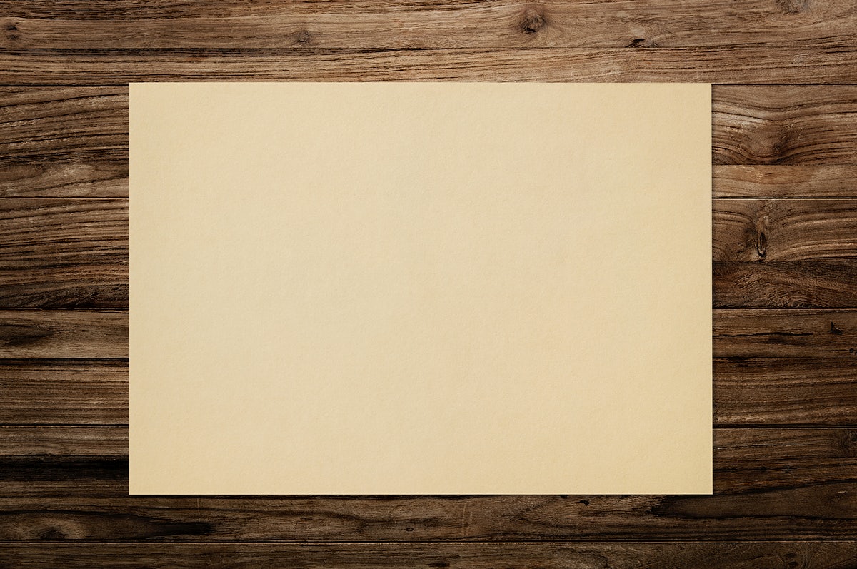 Free Vintage Brown Paper Textured Mockup