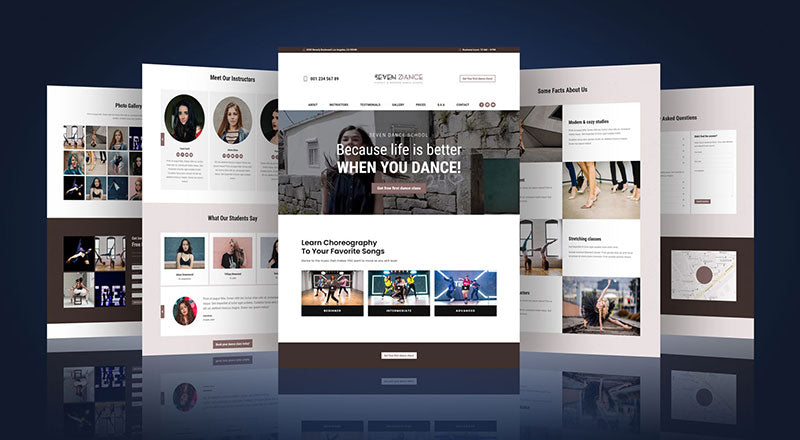 Free Web Theme / Website Presentation Mockup Psd