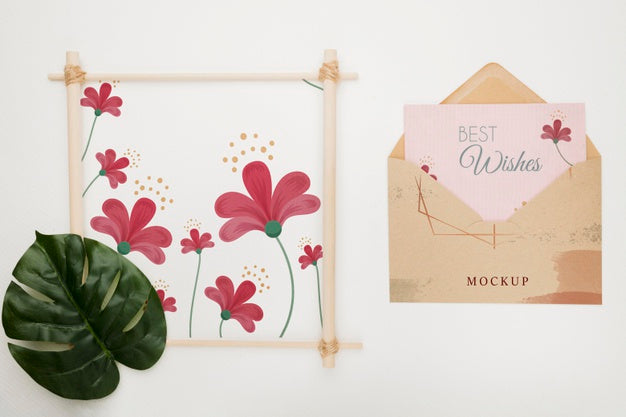 Free Wedding Invitation Concept Mock-Up Psd