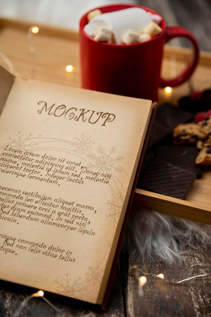 Free Winter Hygge Concept With Mock-Up Psd