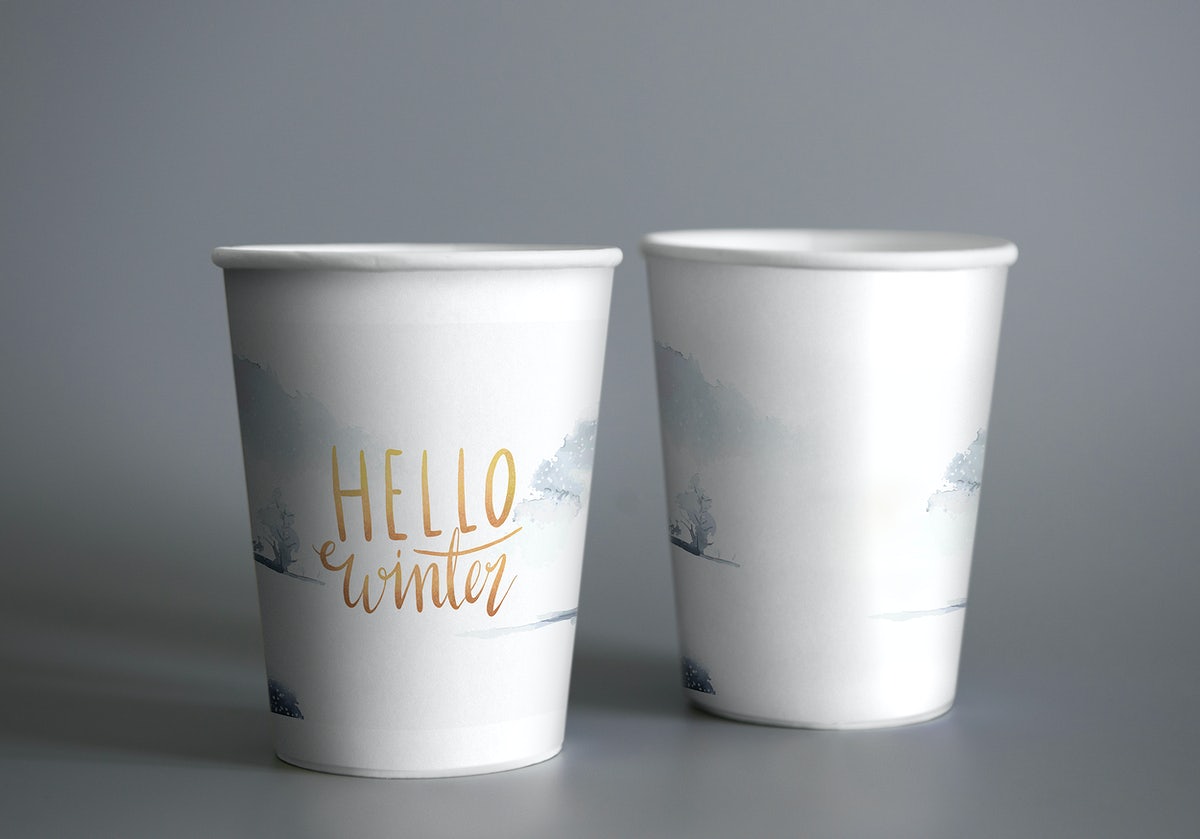 Free Winter Season Typography Design Mockup