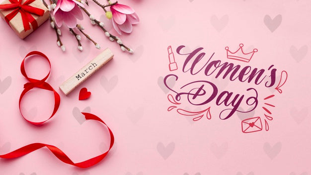 Free Womens Day Celebration Mock-Up Psd