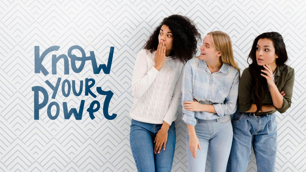 Free Womens With Inspirational Quote Psd