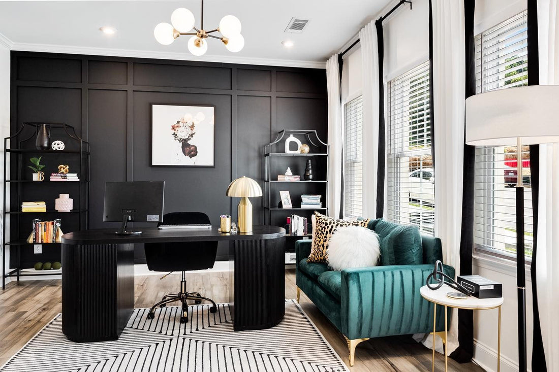 13 Modern Black and White Office Ideas