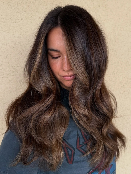 13 Effortless Balayage Dark Brown Hair Color Transformations