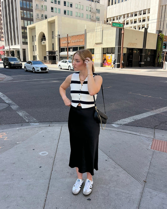 15 Cute Midi Skirt Outfits