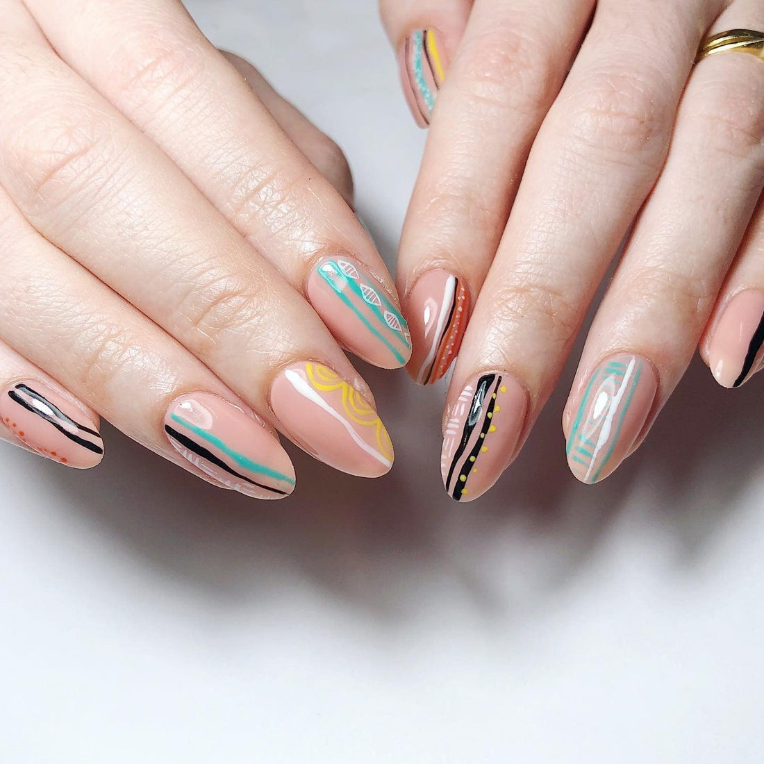 13 Artistic African Nail Ideas