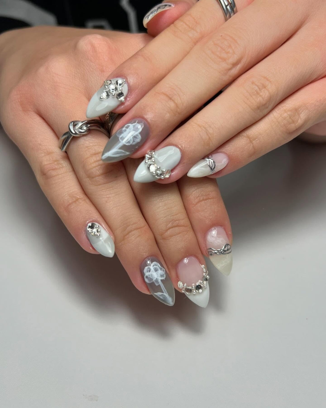 13 Gray Nail Ideas That Go With Everything