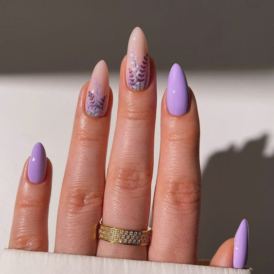13 Elegant Purple Nail Ideas with Eye-Catching Charm