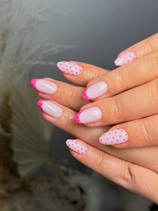 13 Gorgeous Pink French Nail Ideas