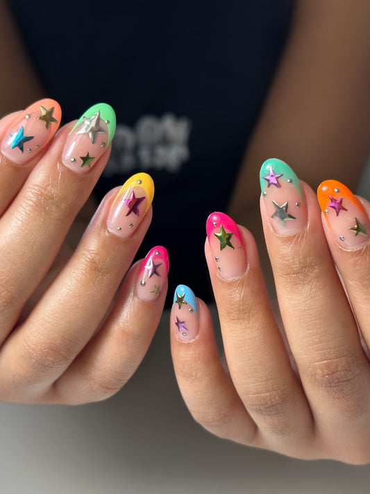 16 Boldly Bright Colorful Nail Ideas