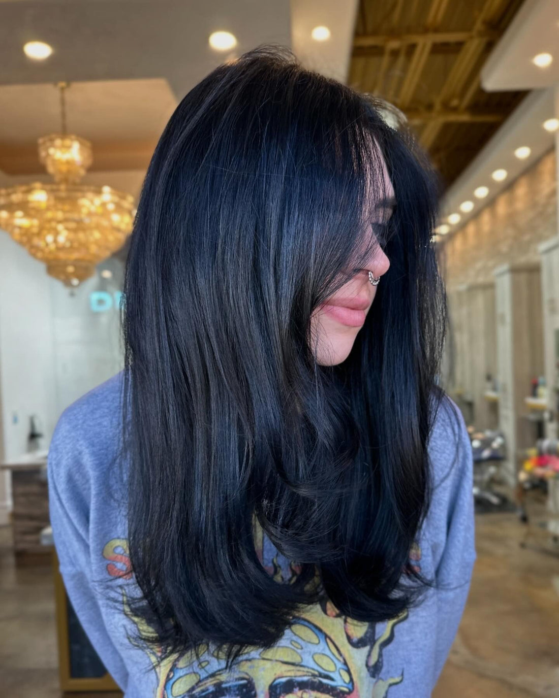 16 Unique Blue Black Hair Color Inspirations