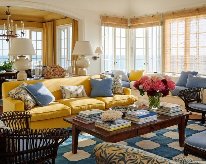 13 Cozy-Cool Yellow and Blue Living Room Ideas for 2025