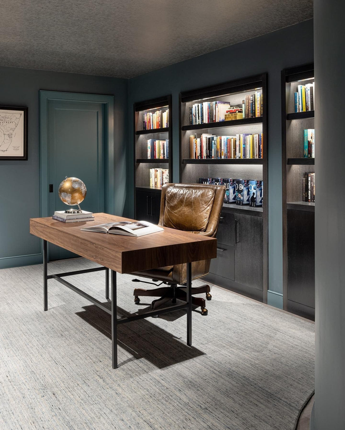 13 Stylish Basement Office Ideas
