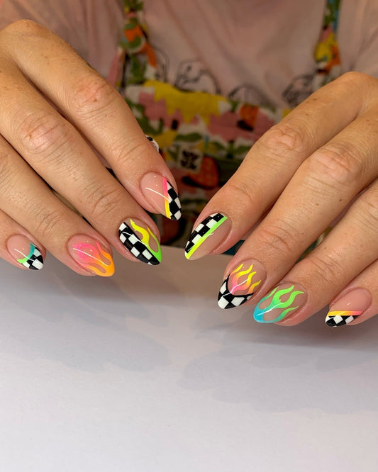 16 Neon Nail Ideas That Glow Bright