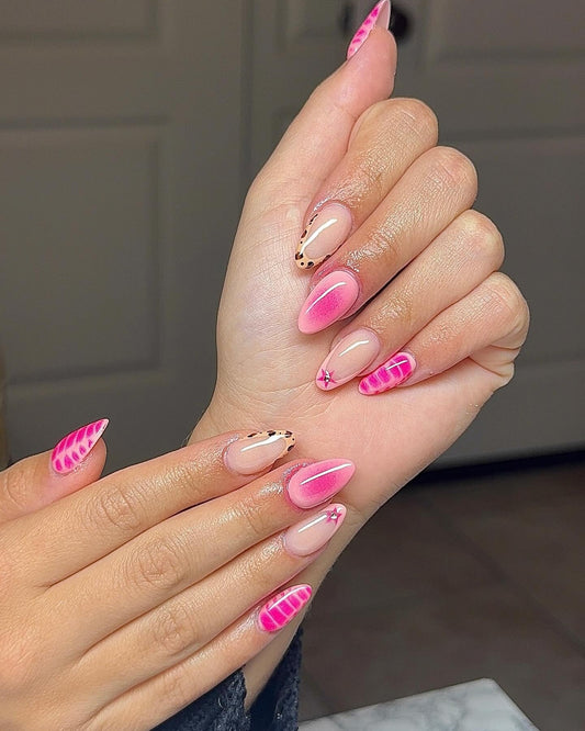 15 Pretty Pink Almond Nail Ideas