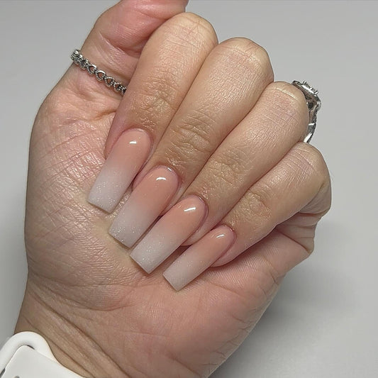 13 Ombre Coffin Nail Ideas with Luxe Style